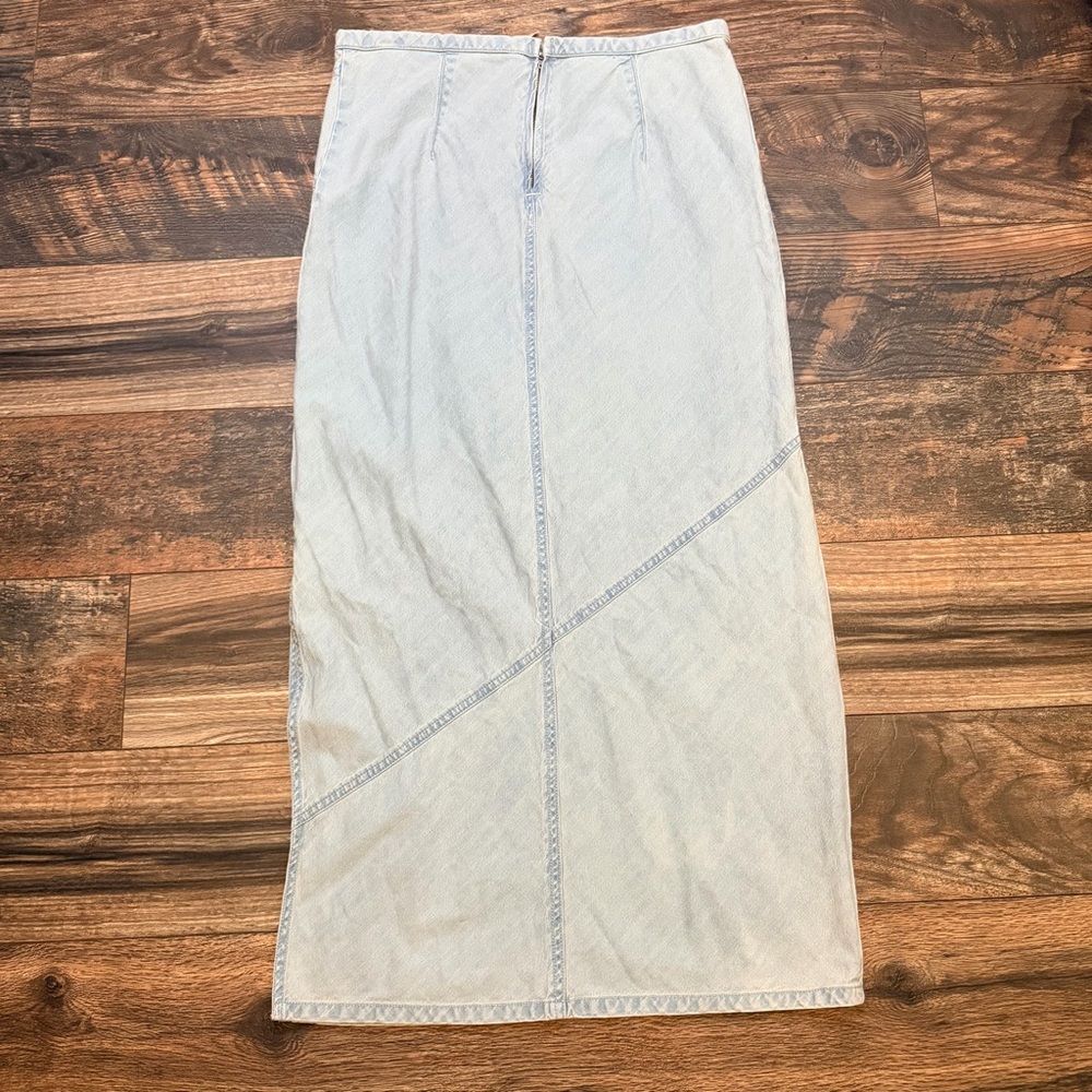 Free People Muse moment mid-rise maxi/midi skirt size 12 - Picture 5 of 16